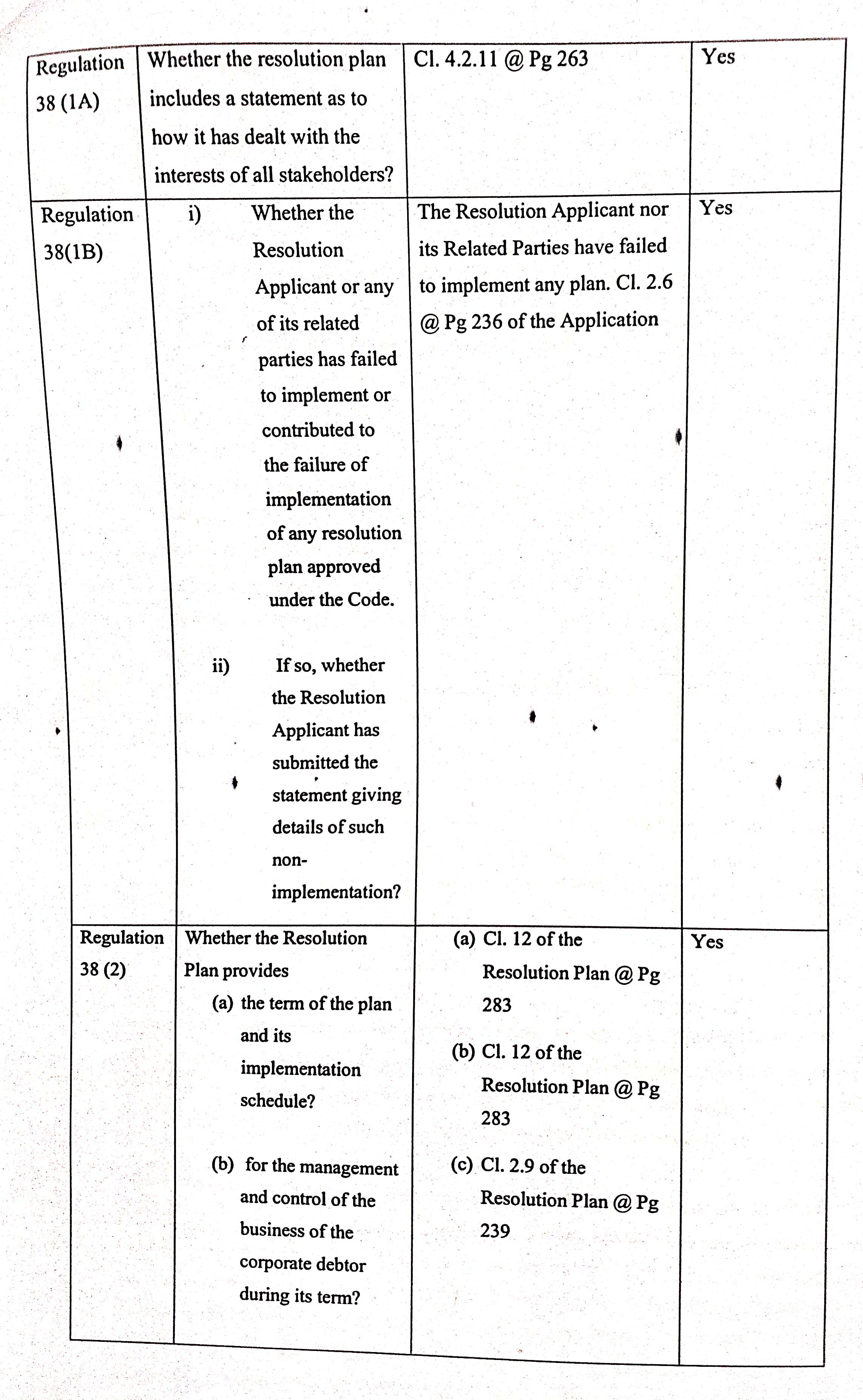 Exhibit reproduced from the original judgment