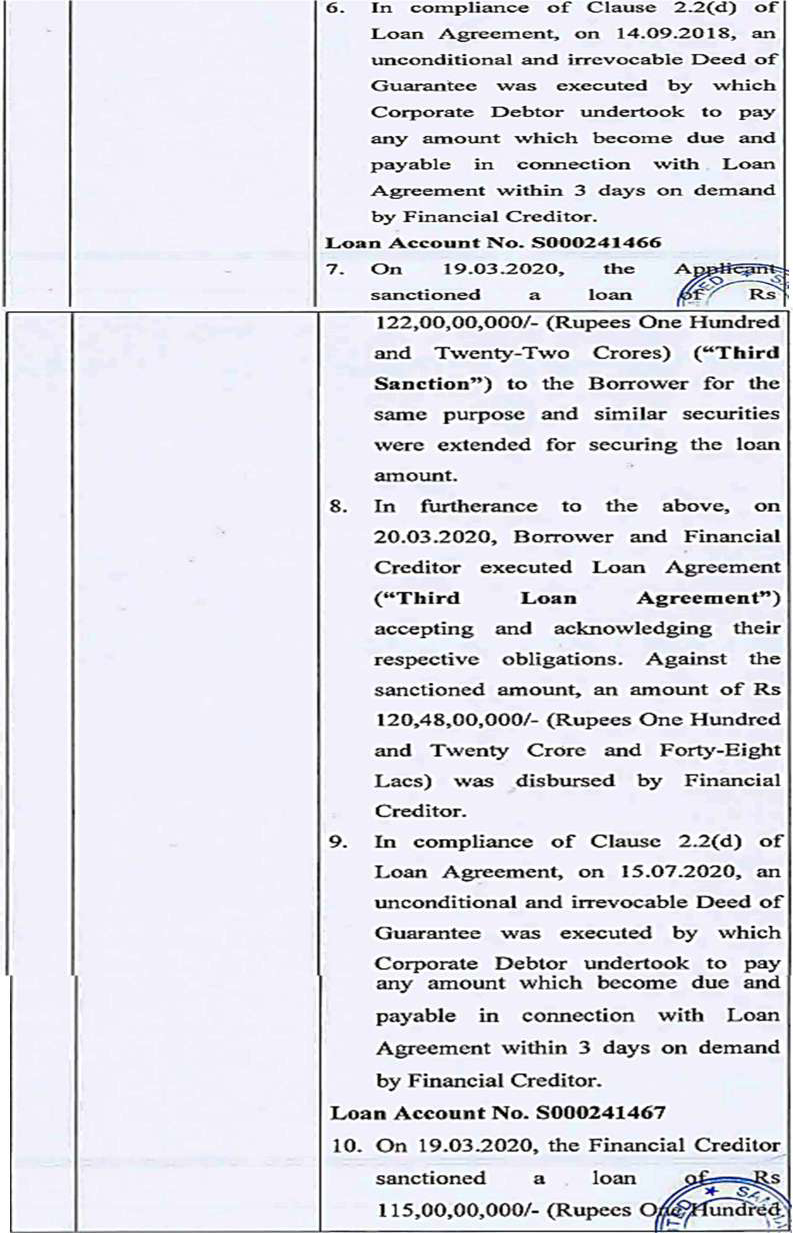 Exhibit reproduced from the original judgment