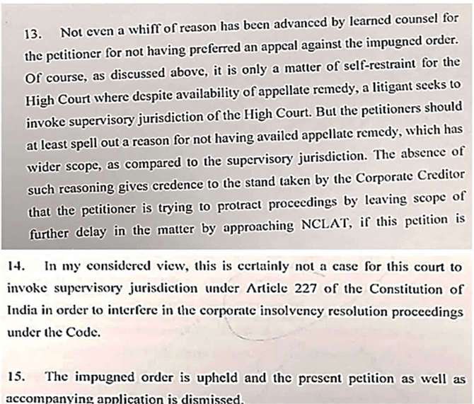 Exhibit reproduced from the original judgment