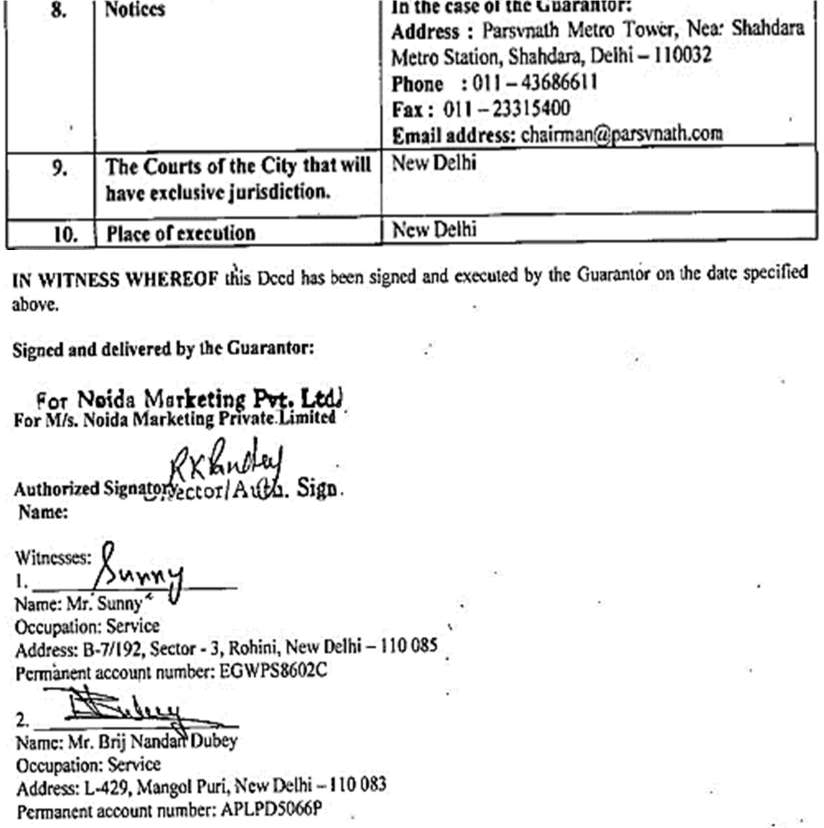 Exhibit reproduced from the original judgment