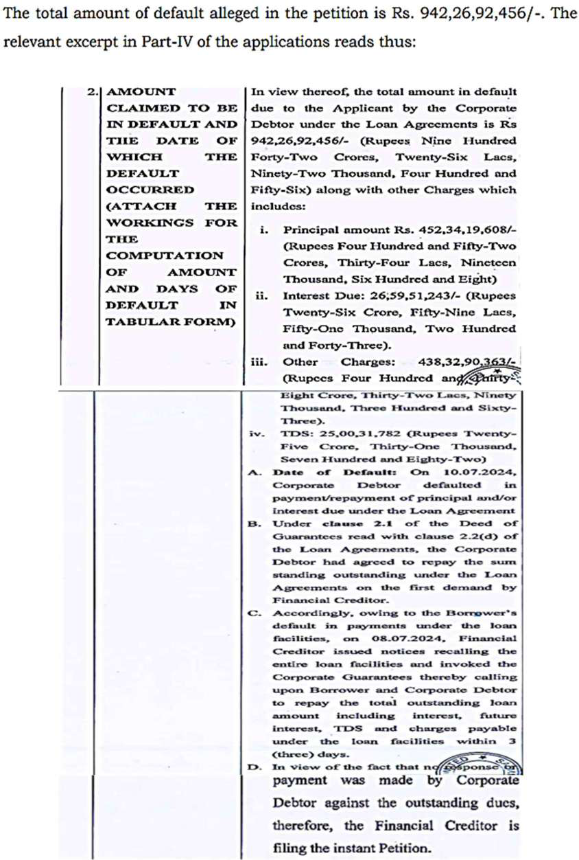 Exhibit reproduced from the original judgment