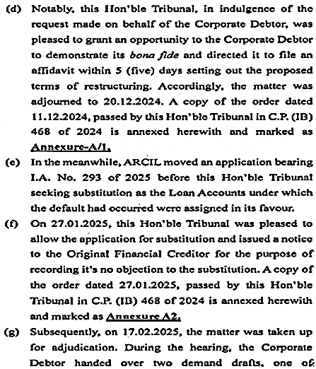 Exhibit reproduced from the original judgment