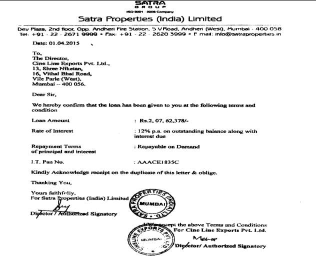 Exhibit reproduced from the original judgment