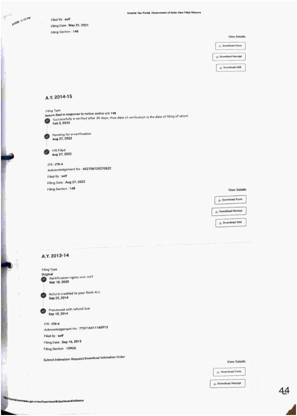 Exhibit reproduced from the original judgment