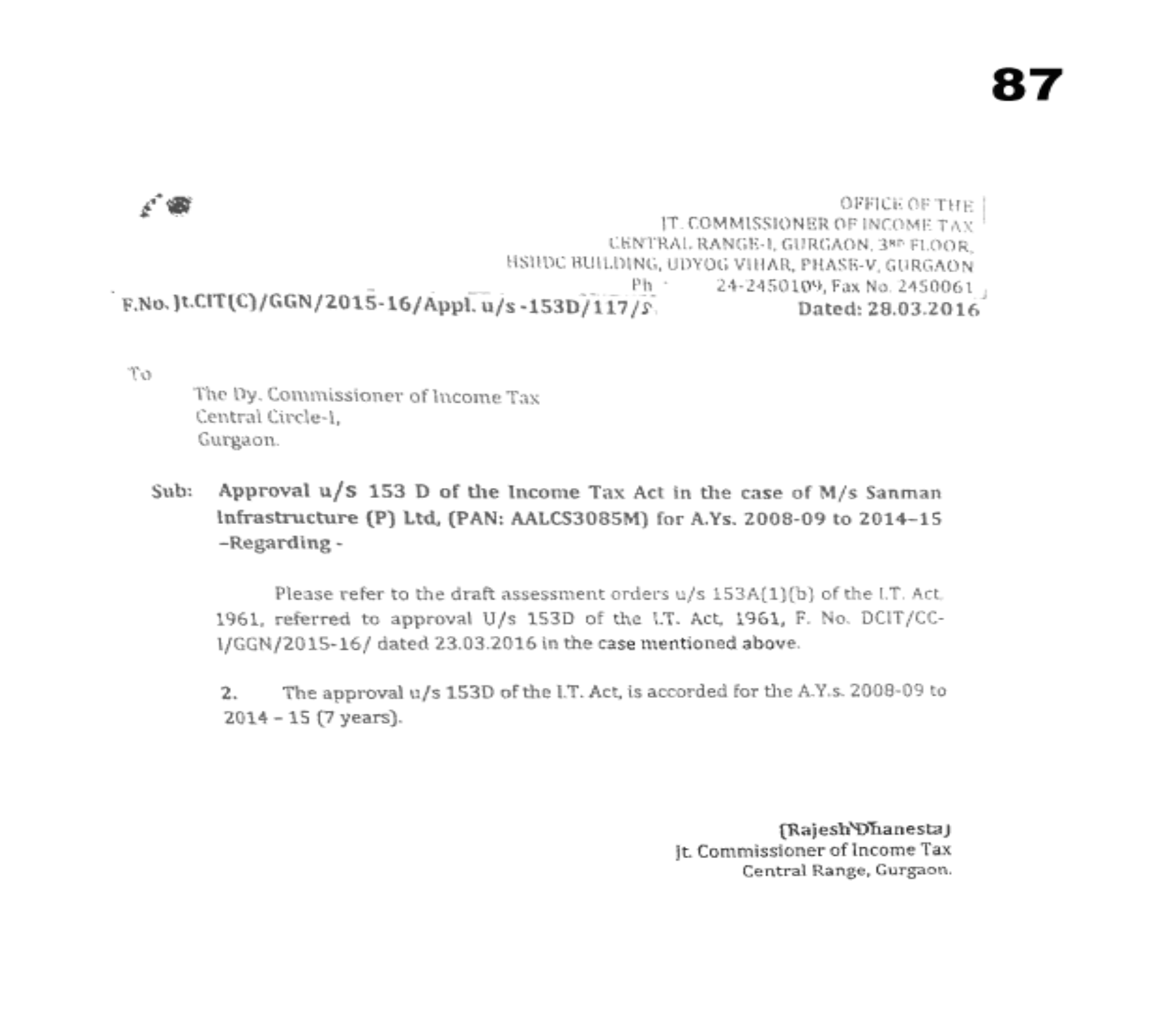 Exhibit reproduced from the original judgment