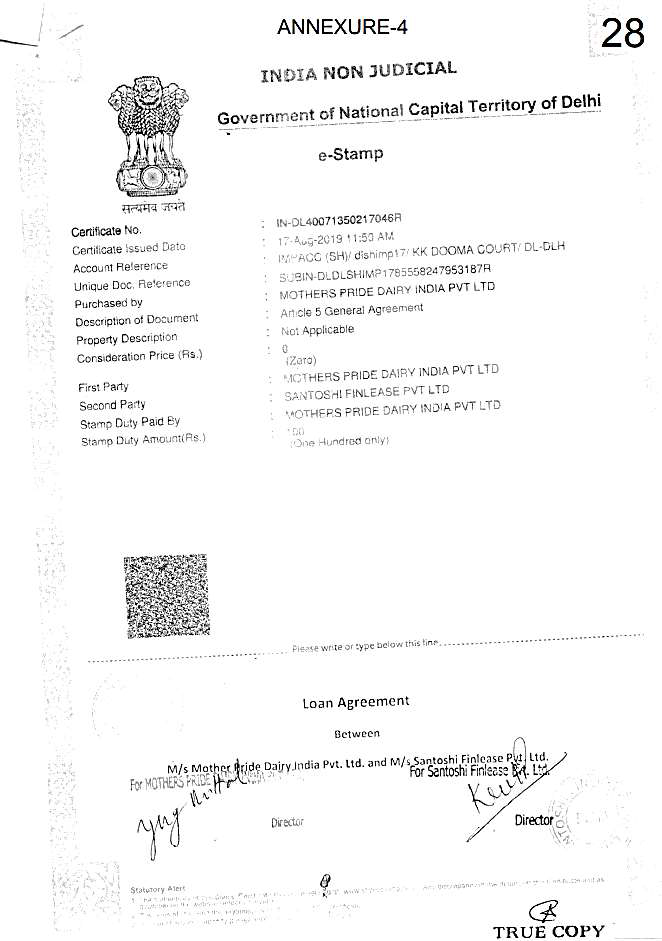 Exhibit reproduced from the original judgment