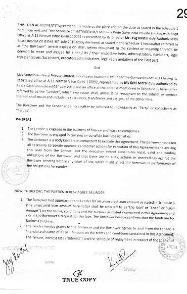 Exhibit reproduced from the original judgment