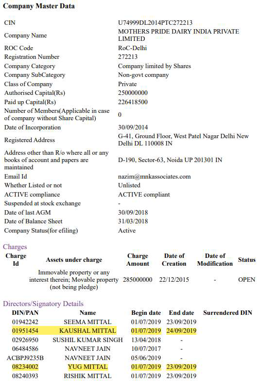 Exhibit reproduced from the original judgment