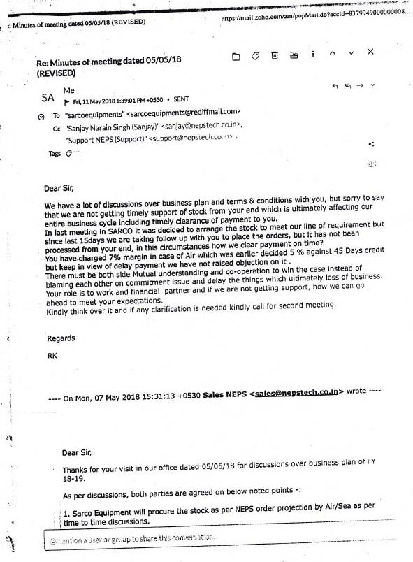 Exhibit reproduced from the original judgment