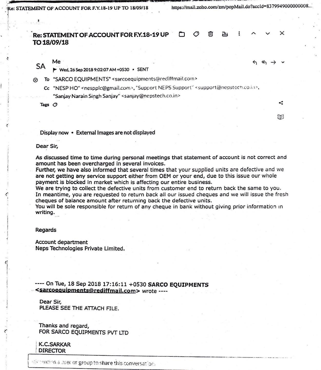Exhibit reproduced from the original judgment