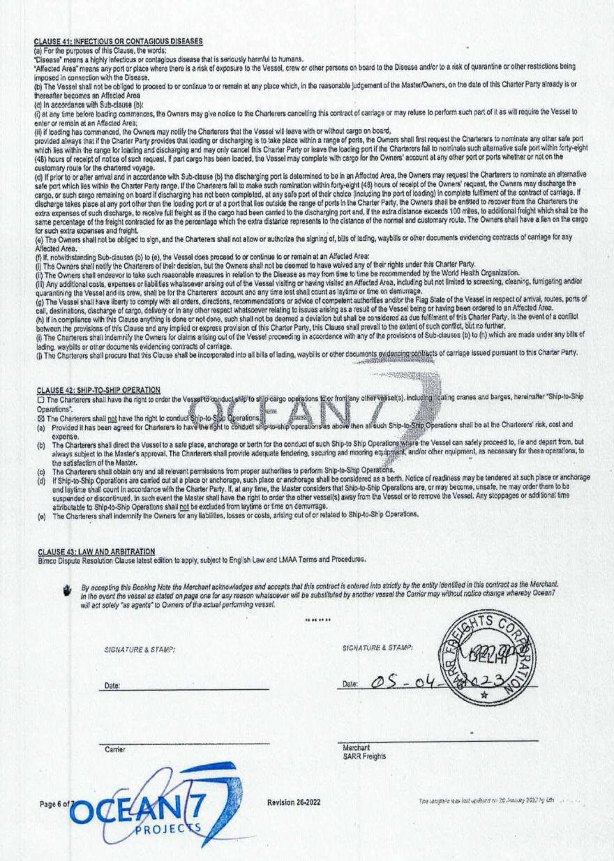 Exhibit reproduced from the original judgment