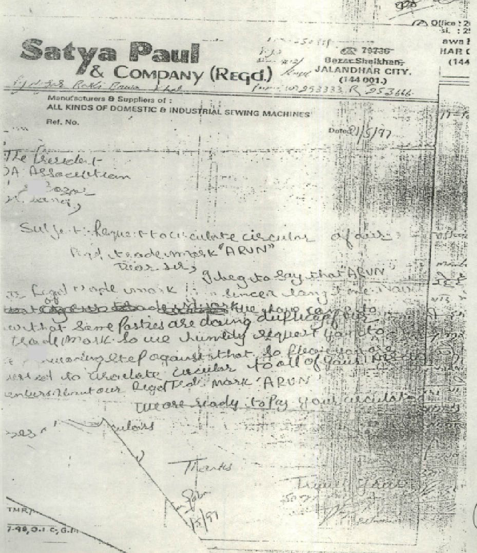 Exhibit reproduced from the original judgment