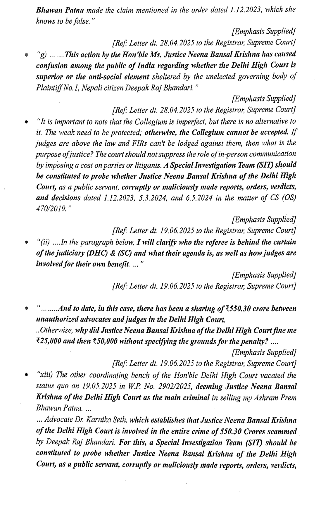 Exhibit reproduced from the original judgment