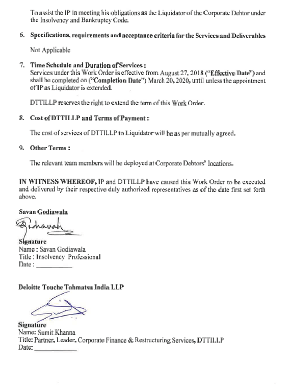 Exhibit reproduced from the original judgment