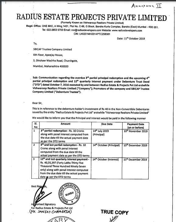 Exhibit reproduced from the original judgment