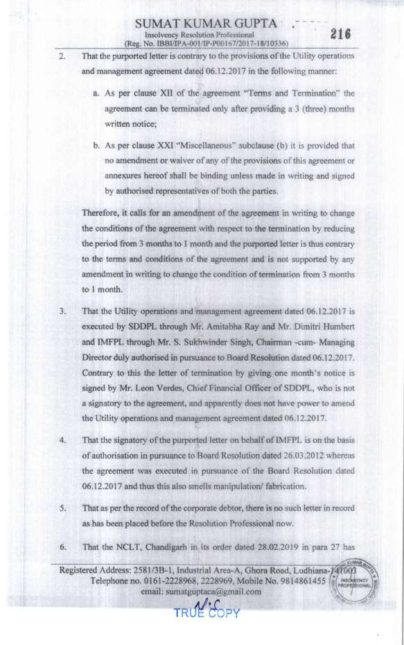Exhibit reproduced from the original judgment