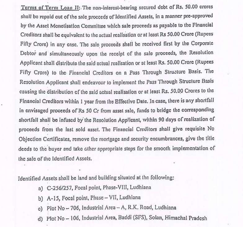 Exhibit reproduced from the original judgment
