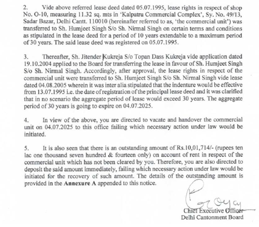 Exhibit reproduced from the original judgment
