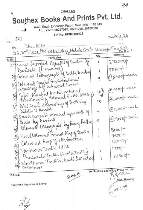 Exhibit reproduced from the original judgment