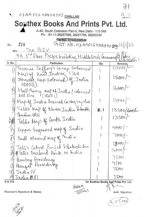 Exhibit reproduced from the original judgment