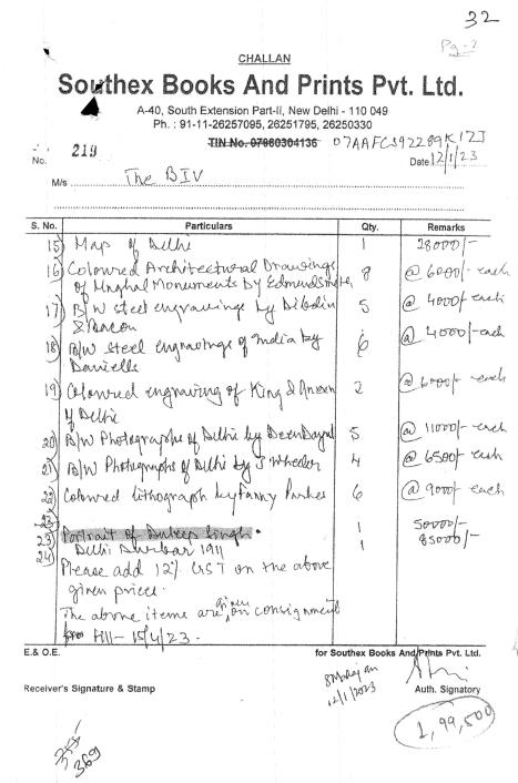 Exhibit reproduced from the original judgment