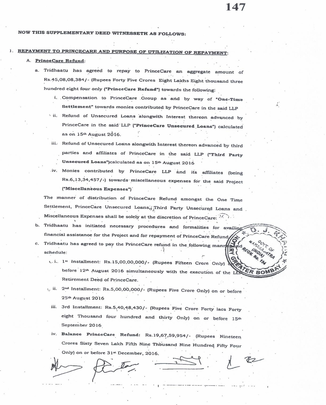 Exhibit reproduced from the original judgment