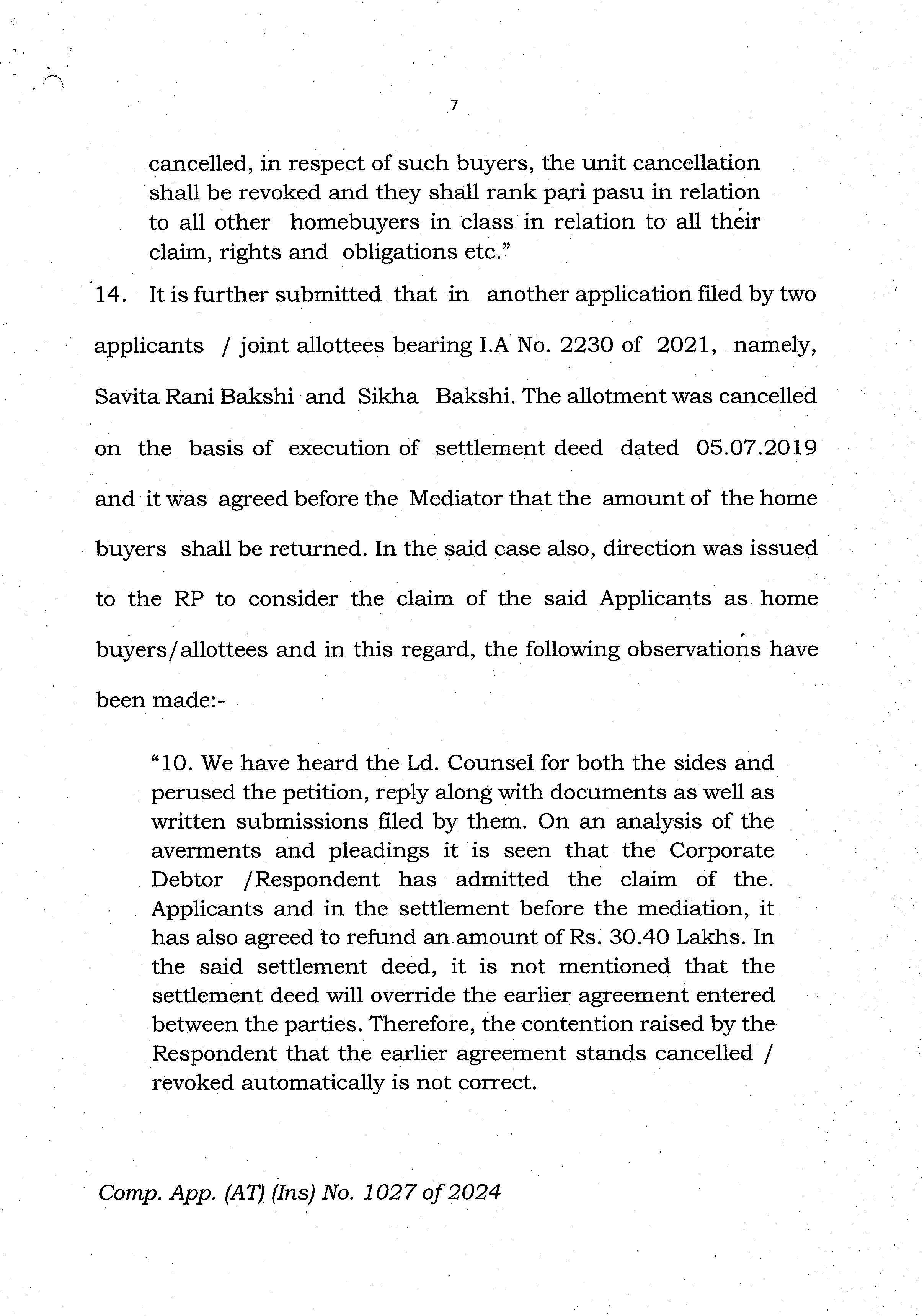 Exhibit reproduced from the original judgment
