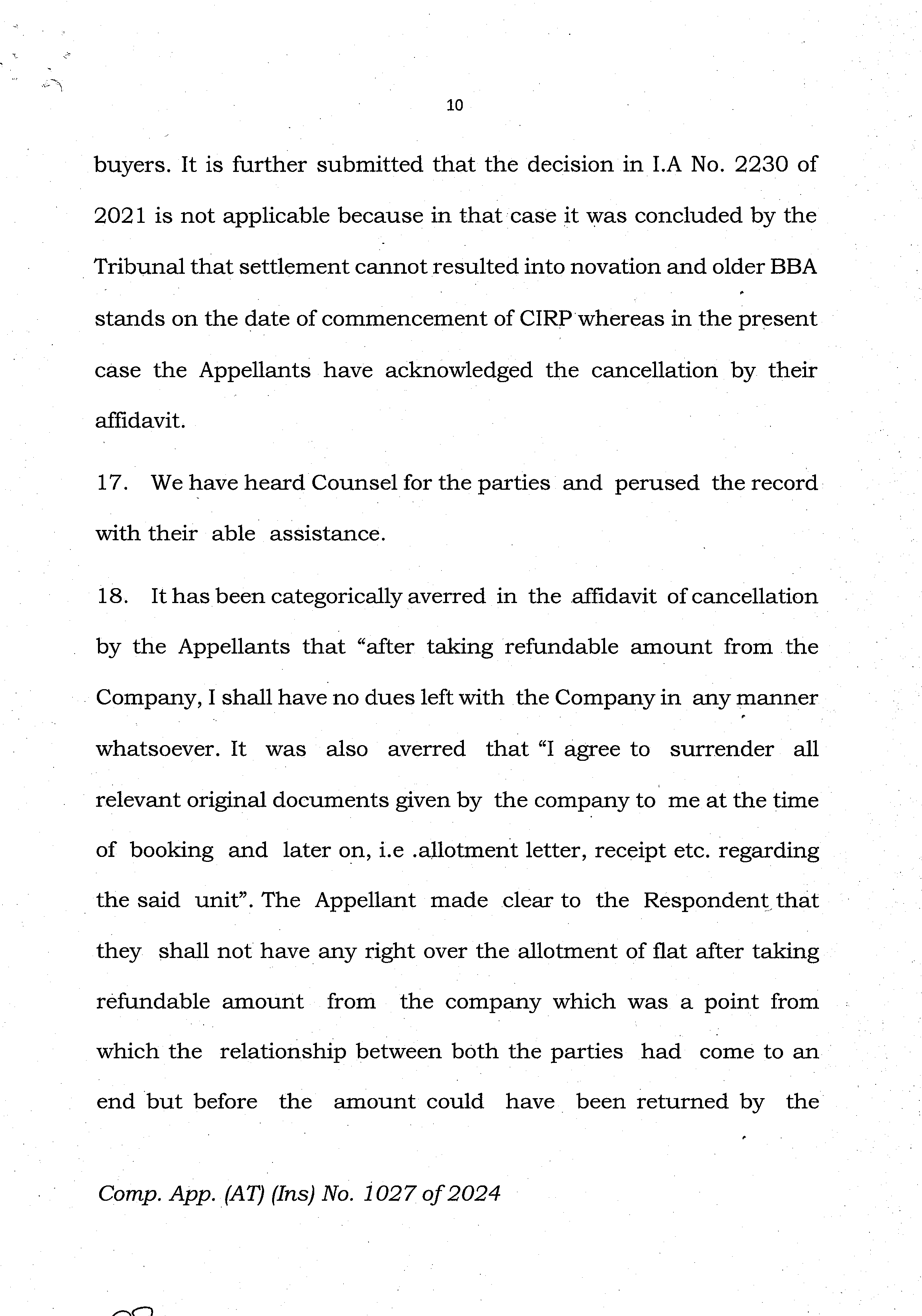 Exhibit reproduced from the original judgment