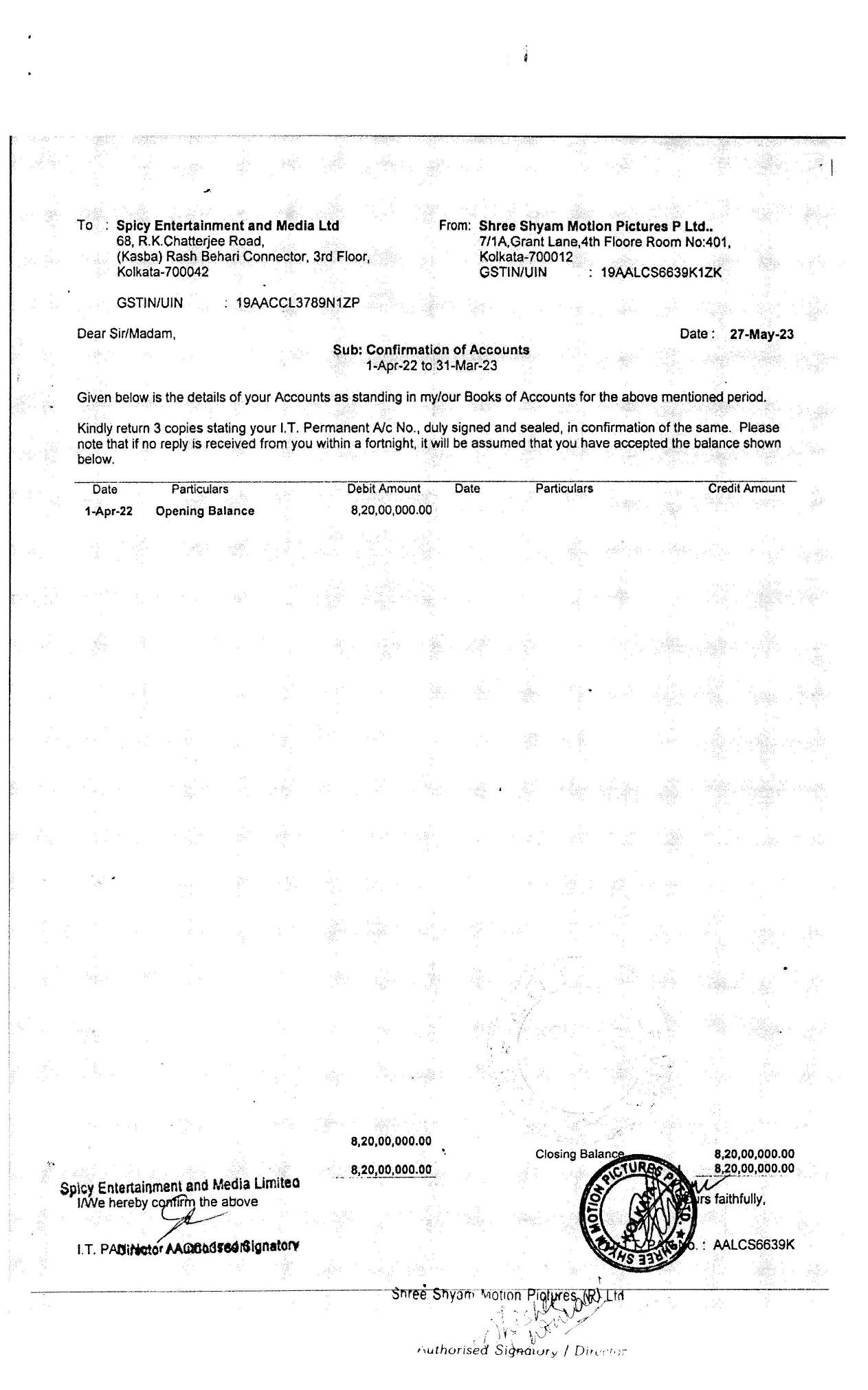 Exhibit reproduced from the original judgment