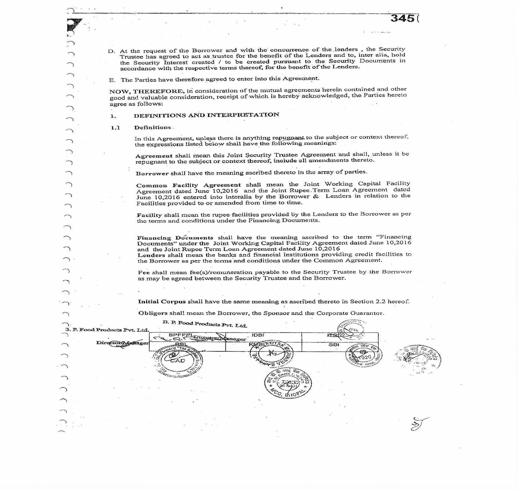 Exhibit reproduced from the original judgment