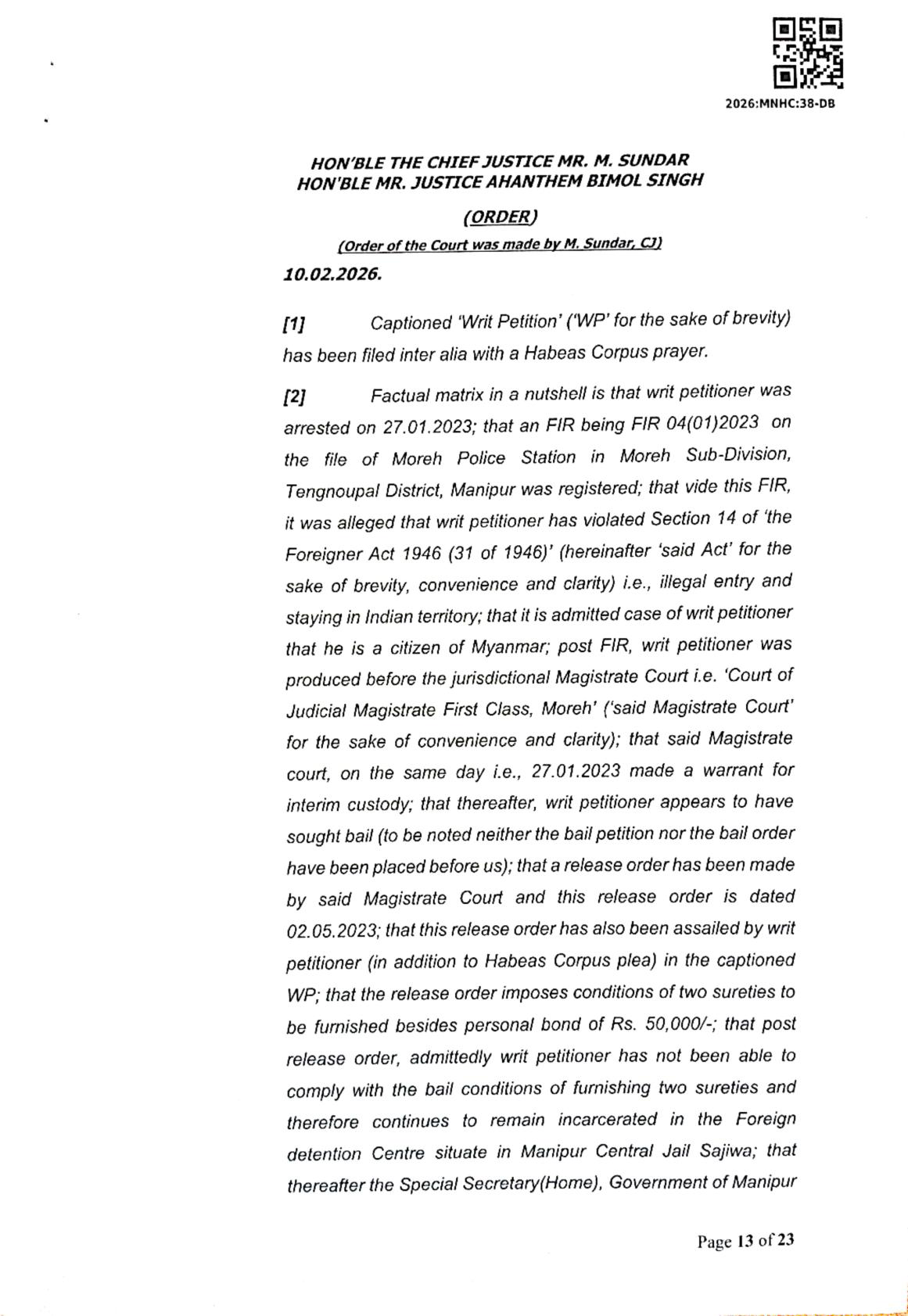 Exhibit reproduced from the original judgment