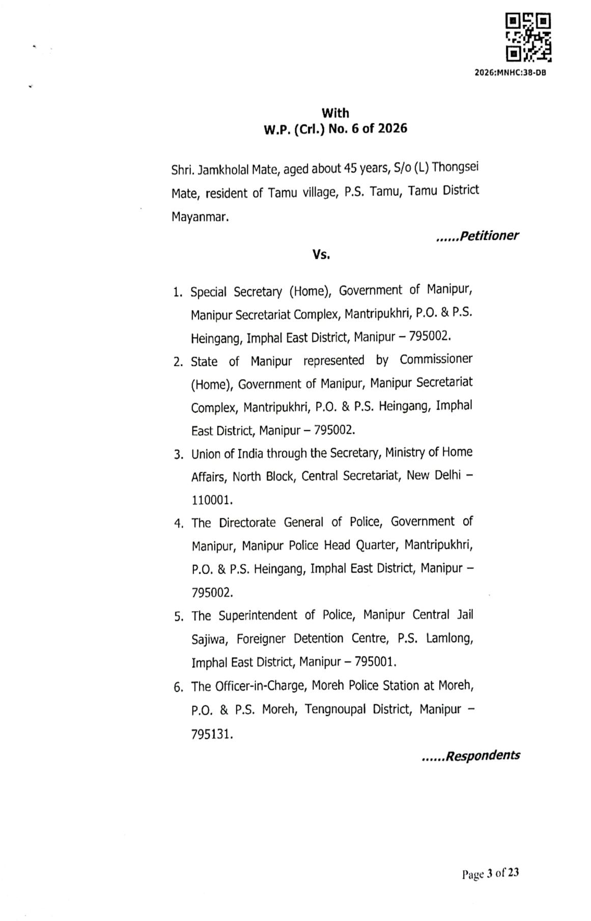 Exhibit reproduced from the original judgment