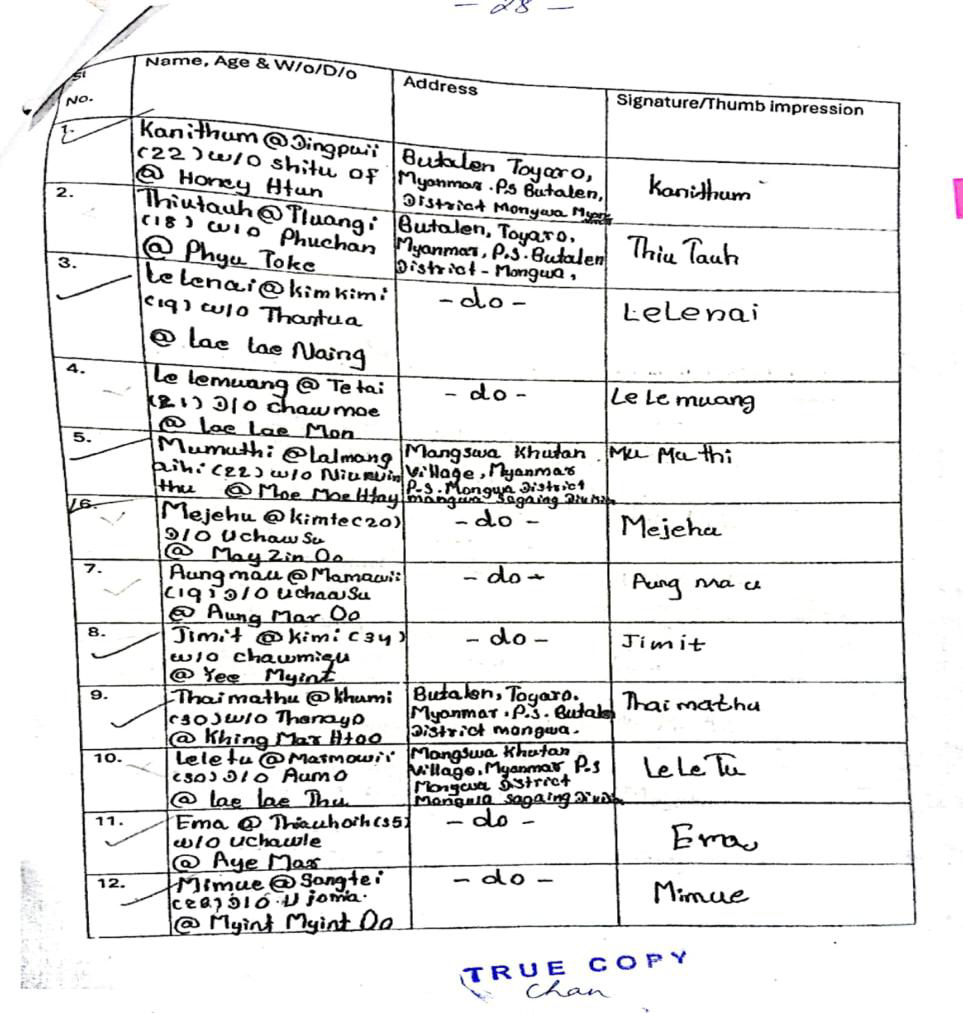 Exhibit reproduced from the original judgment