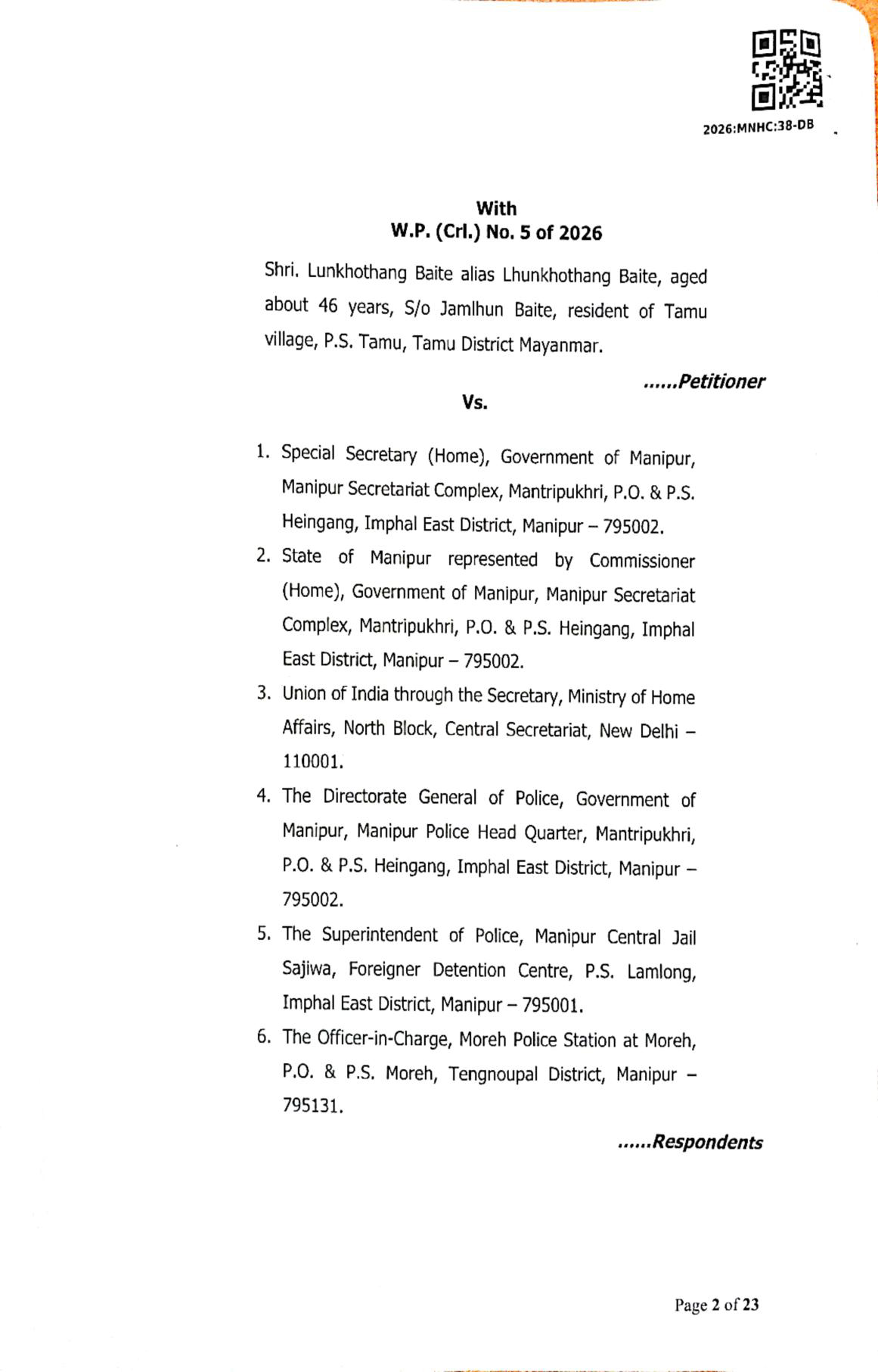 Exhibit reproduced from the original judgment