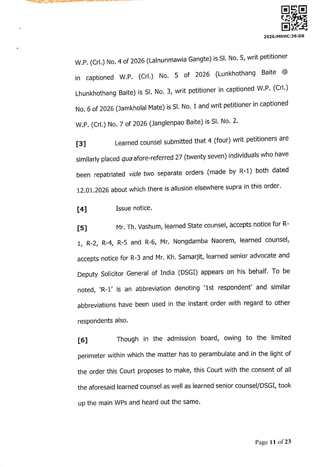 Exhibit reproduced from the original judgment