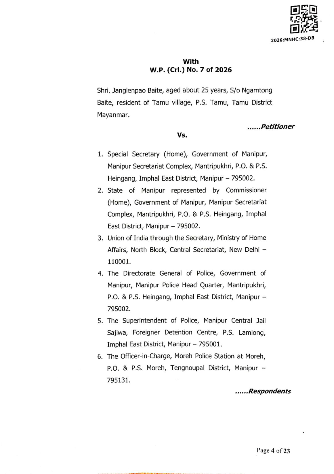Exhibit reproduced from the original judgment