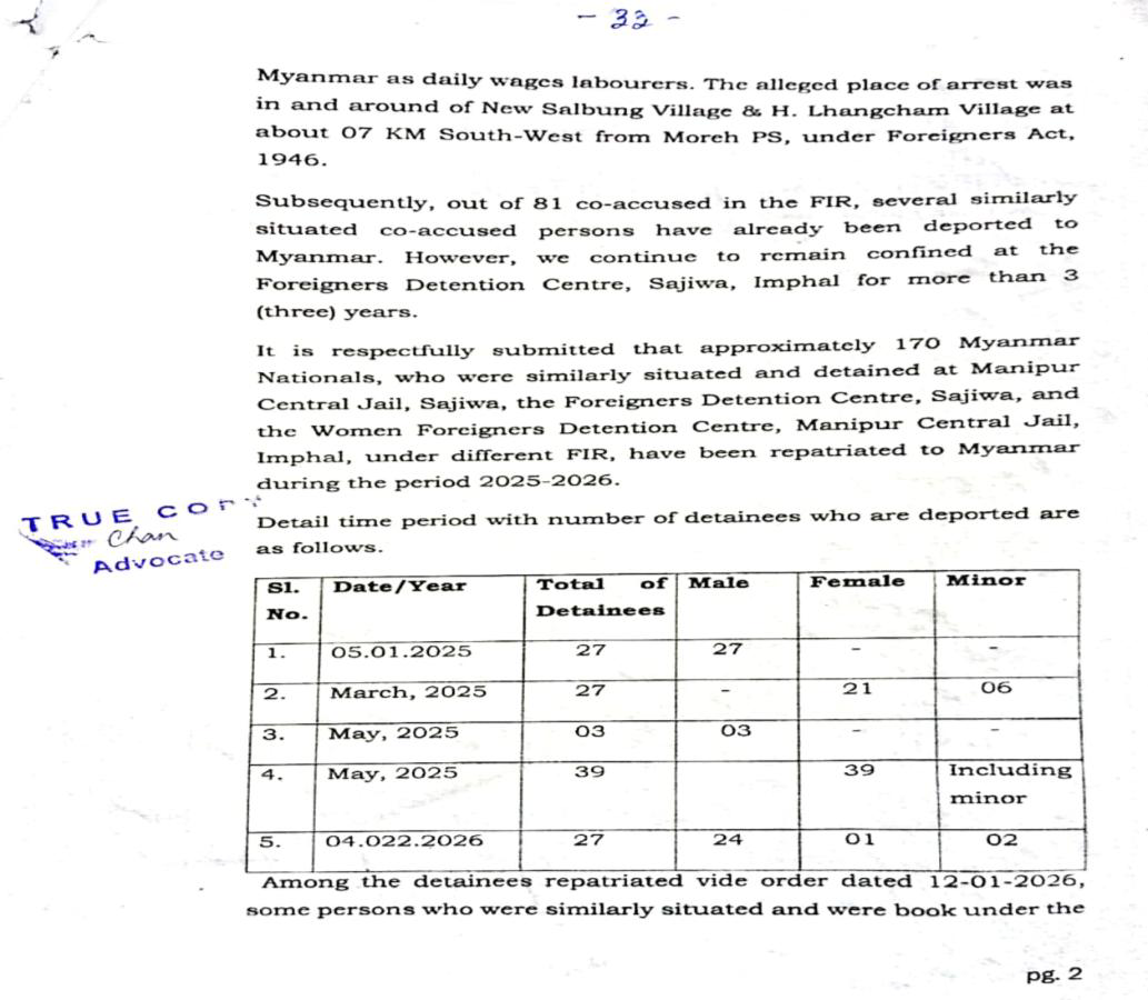 Exhibit reproduced from the original judgment