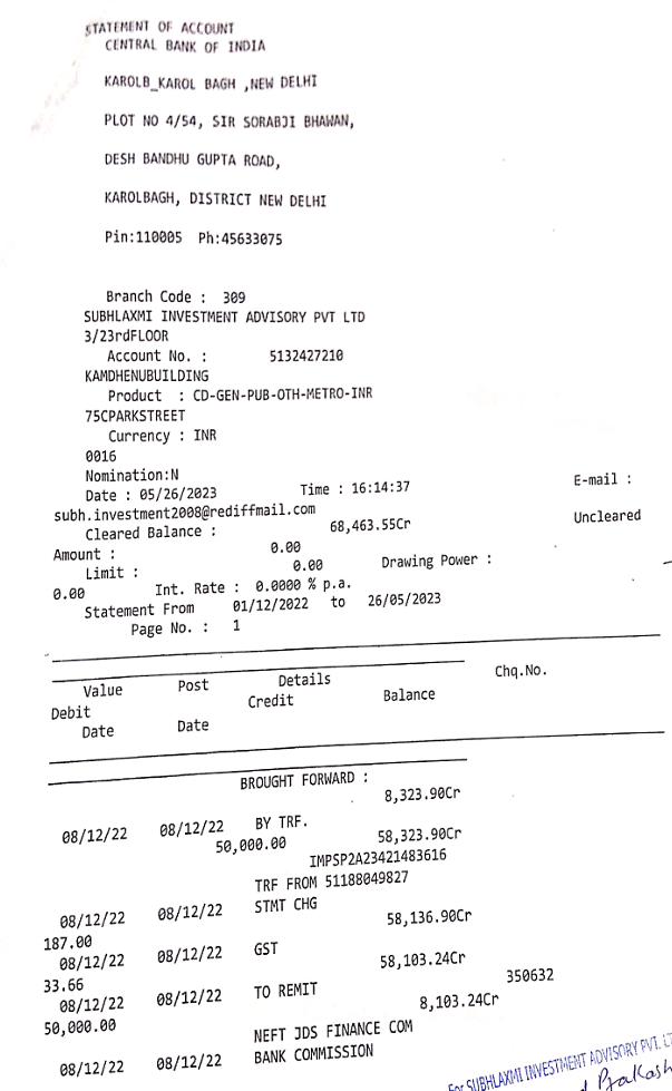 Exhibit reproduced from the original judgment