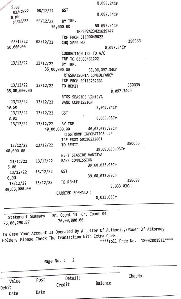 Exhibit reproduced from the original judgment