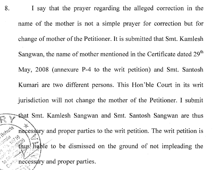 Exhibit reproduced from the original judgment