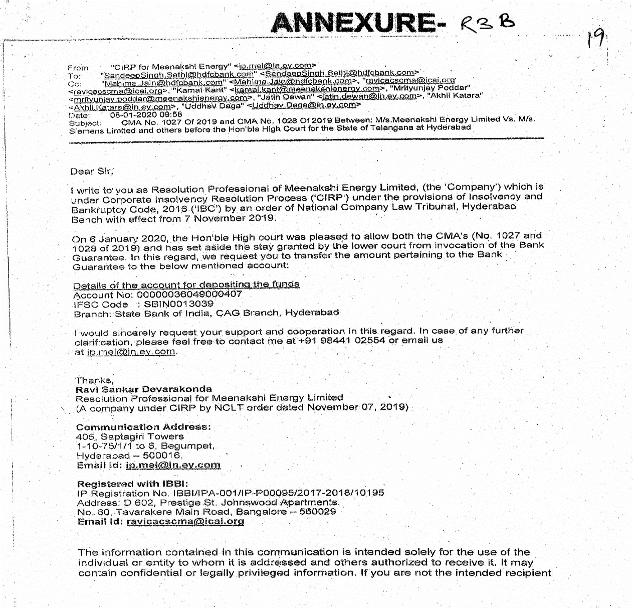 Exhibit reproduced from the original judgment