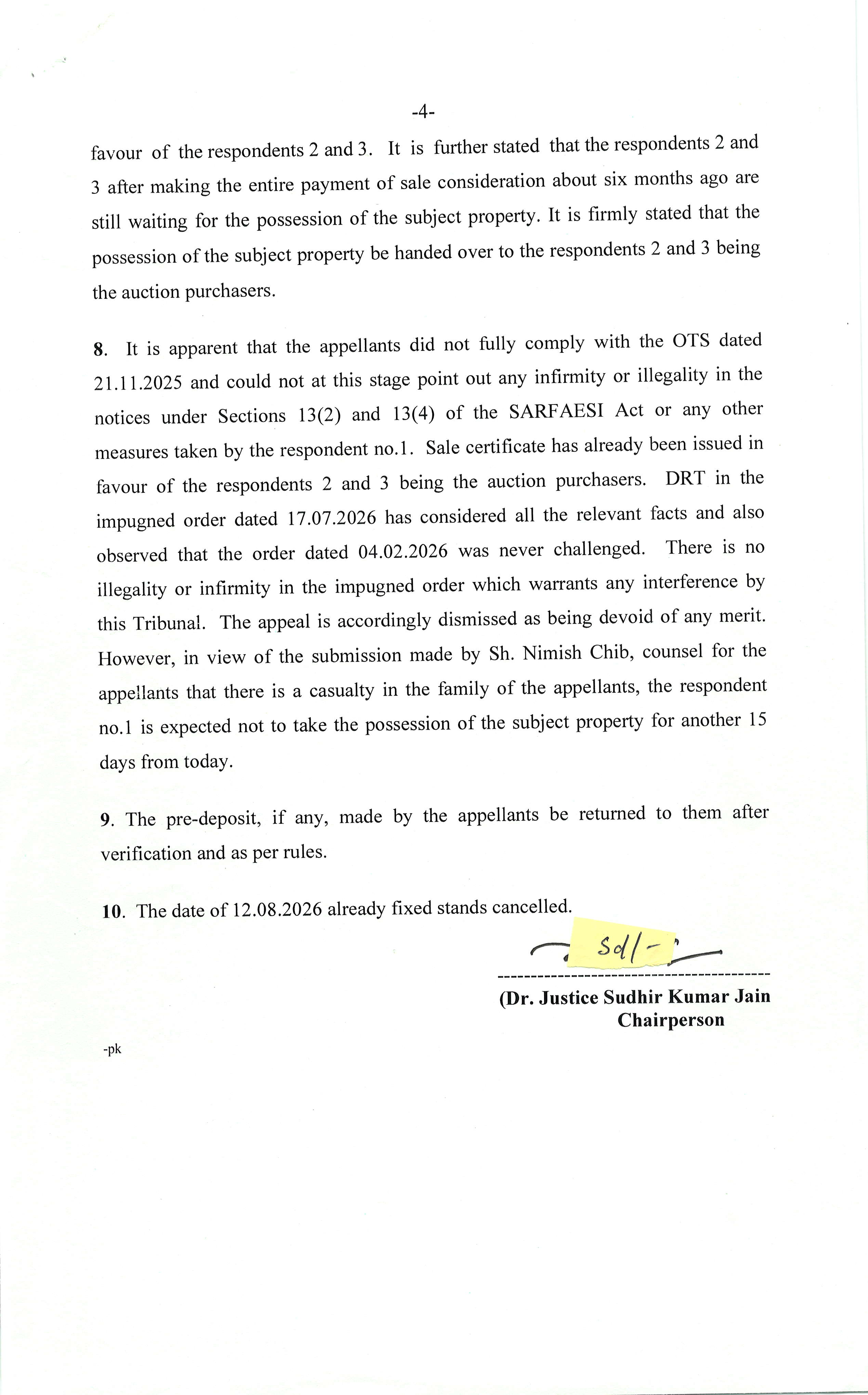 Exhibit reproduced from the original judgment