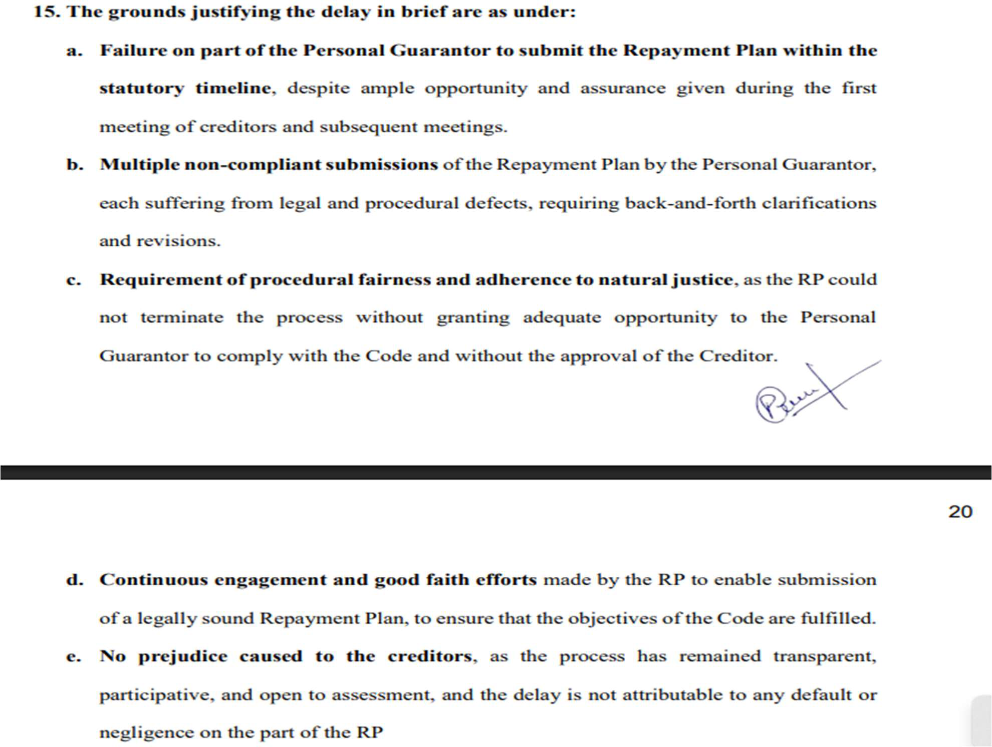 Exhibit reproduced from the original judgment