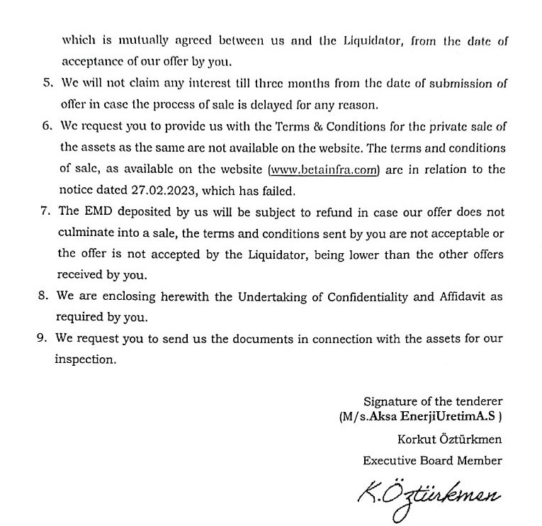 Exhibit reproduced from the original judgment