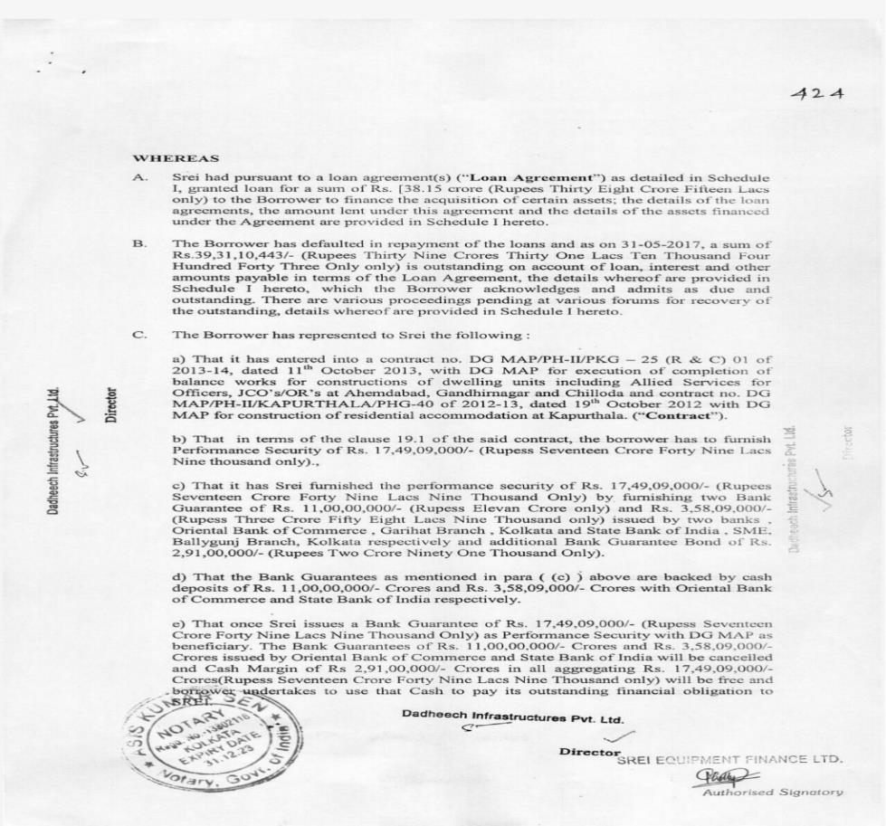Exhibit reproduced from the original judgment