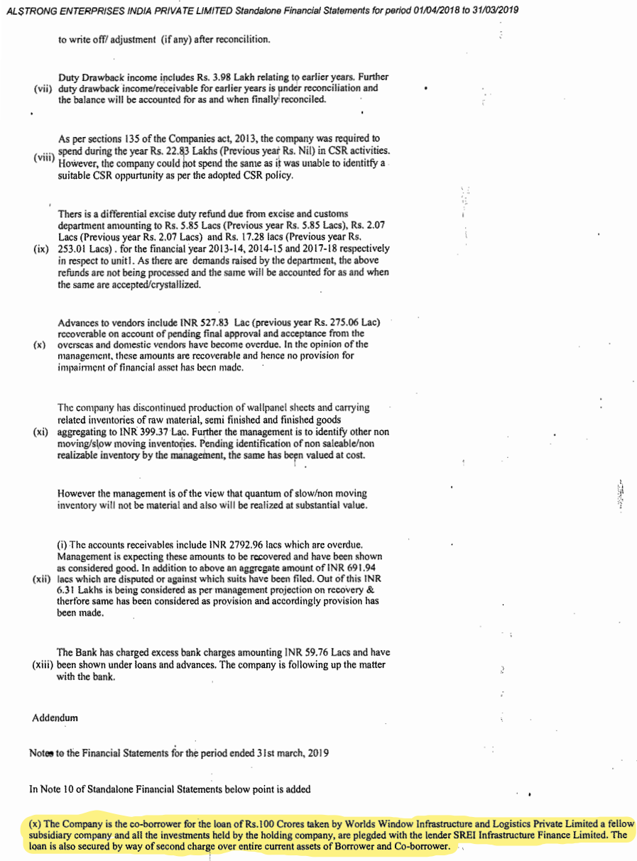 Exhibit reproduced from the original judgment