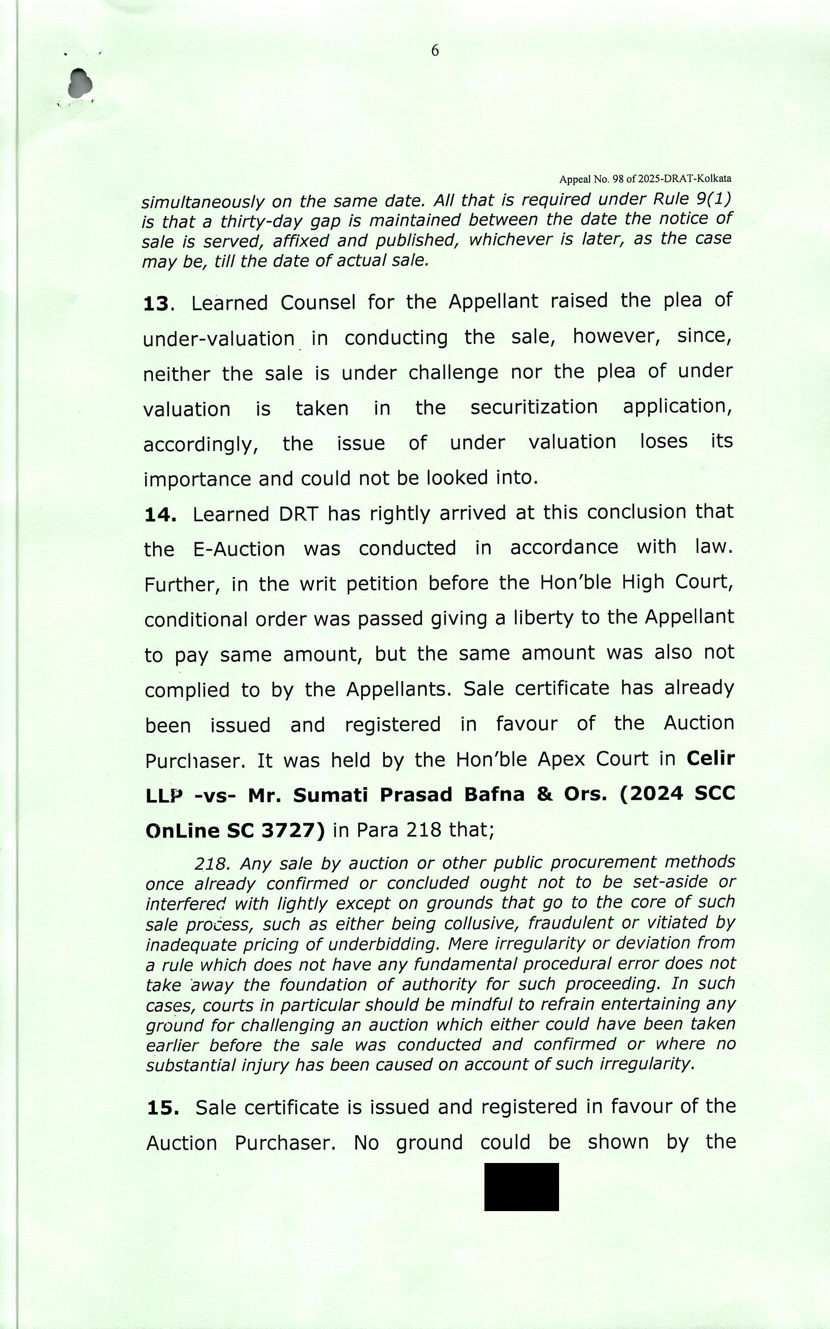Exhibit reproduced from the original judgment