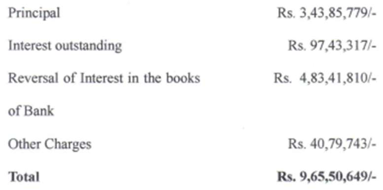 Exhibit reproduced from the original judgment