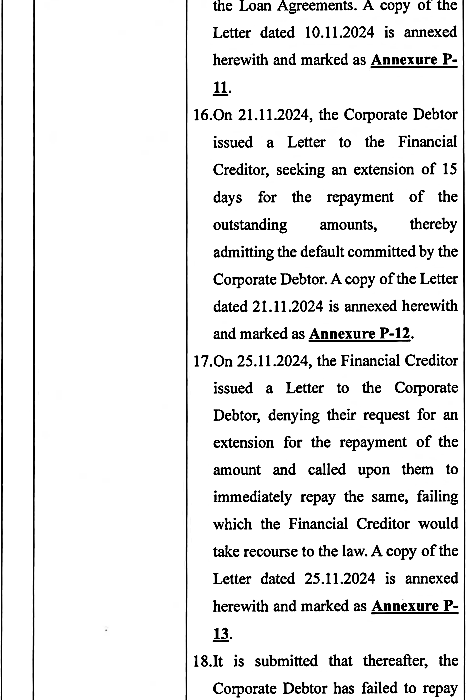 Exhibit reproduced from the original judgment