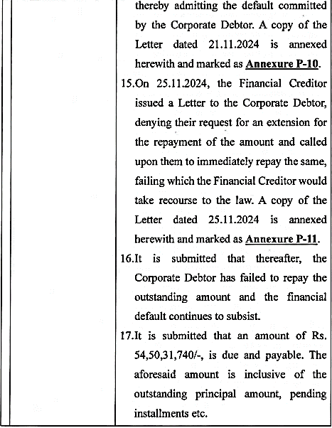 Exhibit reproduced from the original judgment